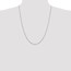 Sterling Silver 1 mm Round Snake Chain - 24 in.