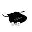 Sterling Silver 10-11 mm White Shell Bead Pearl Stud Earrings