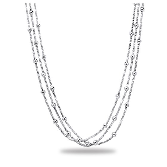 Sterling Silver 16" Polished Necklace Sterling Silver 16" Polished Necklace