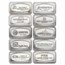 Sterling Silver - 1972 Franklin Mint Bankmarked (50-Bar Set)