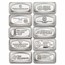 Sterling Silver - 1972 Franklin Mint Bankmarked (50-Bar Set)