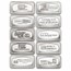Sterling Silver - 1972 Franklin Mint Bankmarked (50-Bar Set)