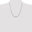 Sterling Silver 2.25 mm Diamond Cut Rope Chain - 22 in.
