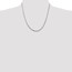 Sterling Silver 2.5 mm Diamond Cut Rope Chain - 20 in.