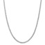 Sterling Silver 3.2 mm Beveled Curb Chain - 24 in.