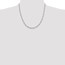 Sterling Silver 3.5 mm Figaro Chain - 20 in.