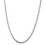 Sterling Silver 3 mm Diamond Cut Rope Chain - 24 in.