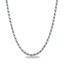 Sterling Silver 3 mm Diamond Cut Rope Chain - 30 in.