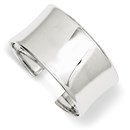 Sterling Silver 30 mm Cuff Bangle Bracelet