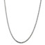 Sterling Silver 3mm Diamond-cut Rope Chain - 20 in.