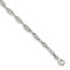 Sterling Silver 4.5 mm Herculean Knot Link Bracelet