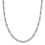 Sterling Silver 5.25 mm Figaro Chain - 20 in.