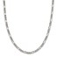 Sterling Silver 5.25 mm Figaro Chain - 20 in.