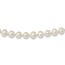 Sterling Silver 7-8 mm White Freshwater Cultured Pearl Necklace