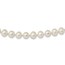 Sterling Silver 7-8 mm White Freshwater Cultured Pearl Necklace