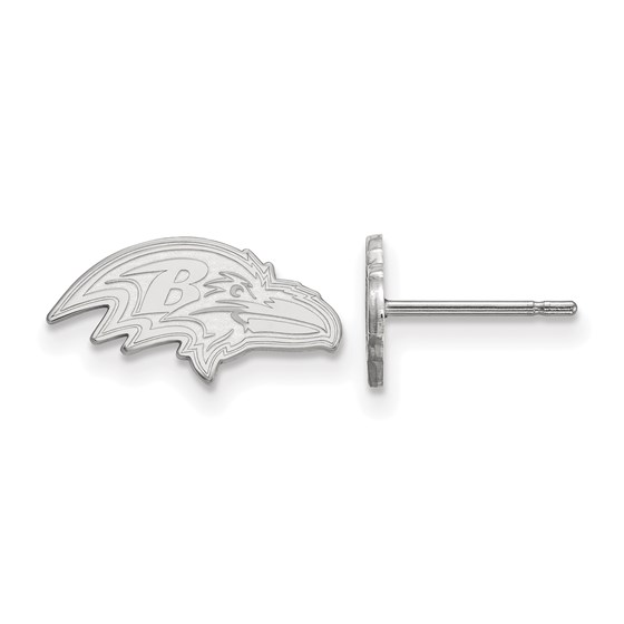 Sterling Silver Baltimore Ravens XS Post Earring Sterling Silver Baltimore Ravens XS Post Earring
