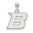 Sterling Silver Boise State University Small Pendant