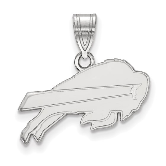 Sterling Silver Buffalo Bills Medium Pendant Sterling Silver Buffalo Bills Medium Pendant