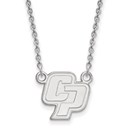 Sterling Silver California Polytechnic State Pendant Necklace