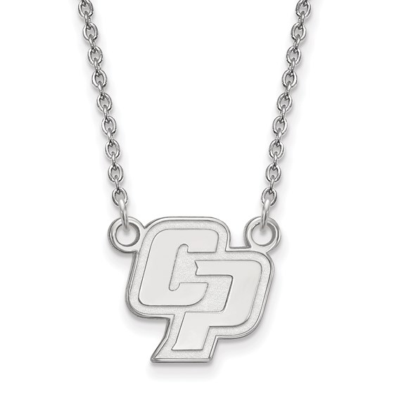 Sterling Silver California Polytechnic State Pendant Necklace