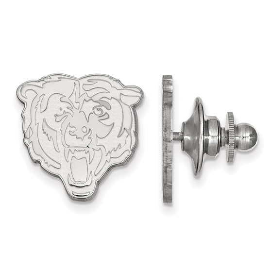 Sterling Silver Chicago Bears Lapel Pin Sterling Silver Chicago Bears Lapel Pin