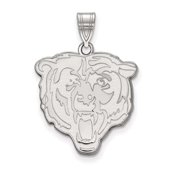 Sterling Silver Chicago Bears Large Pendant Sterling Silver Chicago Bears Large Pendant