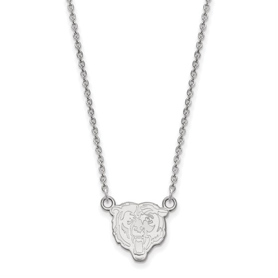 Sterling Silver Chicago Bears Small Pendant Necklace Sterling Silver Chicago Bears Small Pendant Necklace