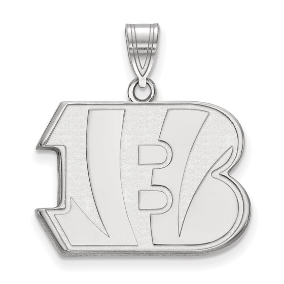 Sterling Silver Cincinnati Bengals Large Pendant Sterling Silver Cincinnati Bengals Large Pendant