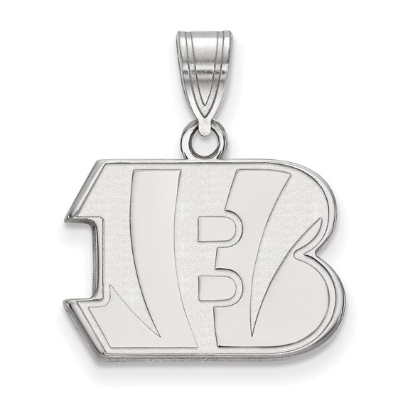 Sterling Silver Cincinnati Bengals Medium Pendant Sterling Silver Cincinnati Bengals Medium Pendant