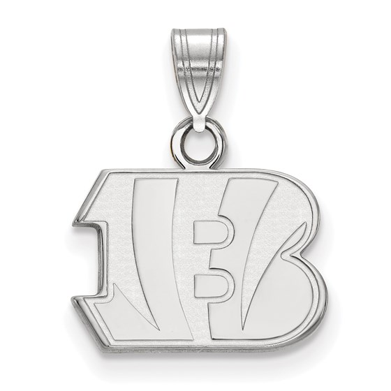 Sterling Silver Cincinnati Bengals Small Pendant Sterling Silver Cincinnati Bengals Small Pendant