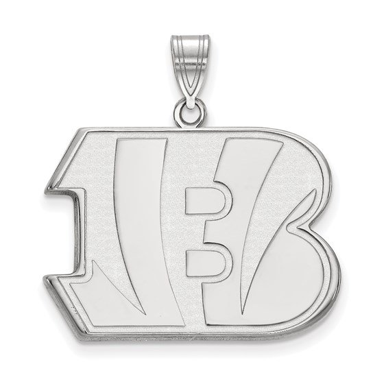 Sterling Silver Cincinnati Bengals XL Pendant Sterling Silver Cincinnati Bengals XL Pendant