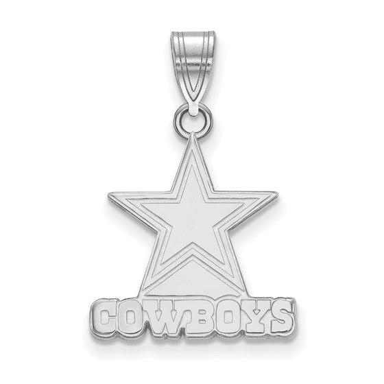 Buy Sterling Silver Dallas Cowboys Medium Pendant APMEX