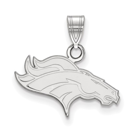 Sterling Silver Denver Broncos Small Pendant Sterling Silver Denver Broncos Small Pendant