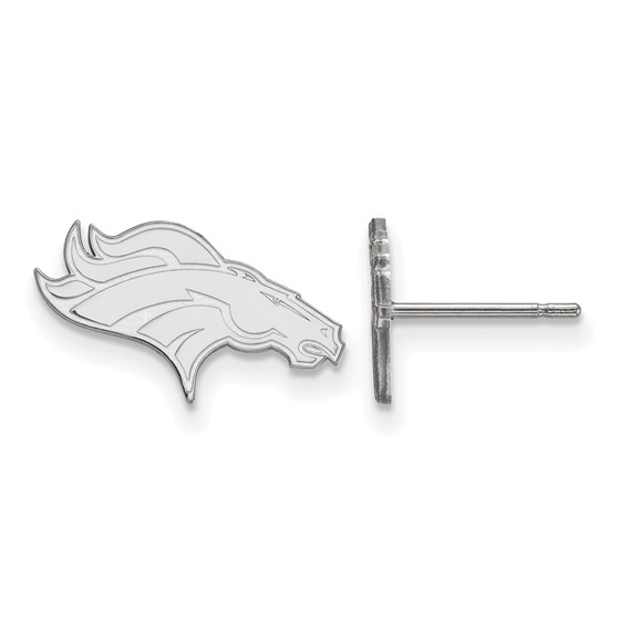 Sterling Silver Denver Broncos XS Post Earring Sterling Silver Denver Broncos XS Post Earring