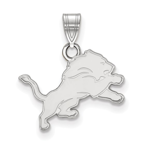 Sterling Silver Detroit Lions Small Pendant Sterling Silver Detroit Lions Small Pendant