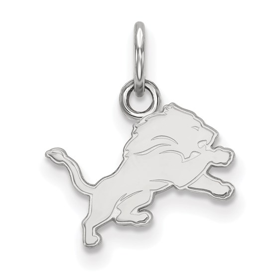 Sterling Silver Detroit Lions XS Pendant Sterling Silver Detroit Lions XS Pendant