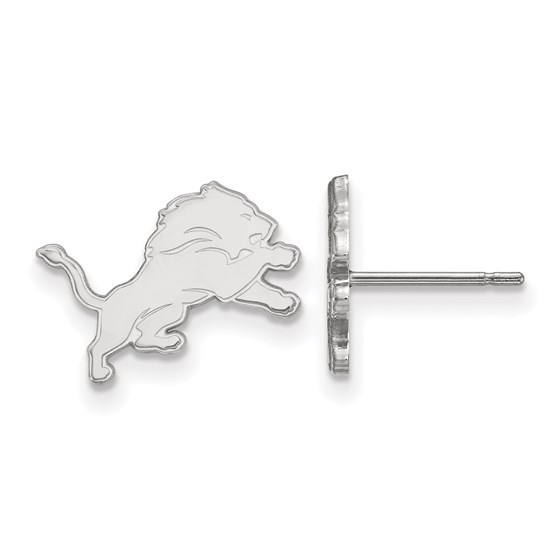 Sterling Silver Detroit Lions XS Post Earring Sterling Silver Detroit Lions XS Post Earring