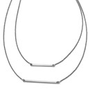 Sterling Silver Double 1.4 mm Necklace - 16 in.