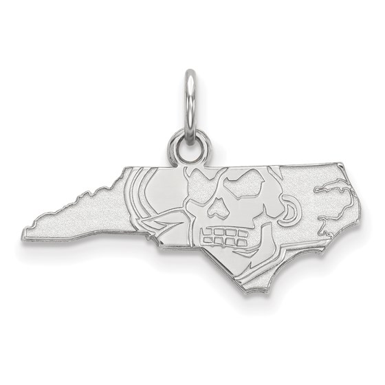 Sterling Silver East Carolina University Pendant Sterling Silver East Carolina University Pendant