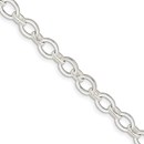 Sterling Silver Fancy Link Bracelet - 7.5 in. 