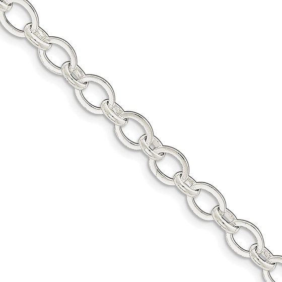 Sterling Silver Fancy Link Bracelet - 7.5 in. 