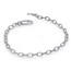 Sterling Silver Fancy Rolo Chain 7" Bracelet