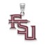 Sterling Silver Florida State University Enamel Pendant