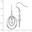 Sterling Silver FW Cultured Pearl Dangle Earrings - 42 mm
