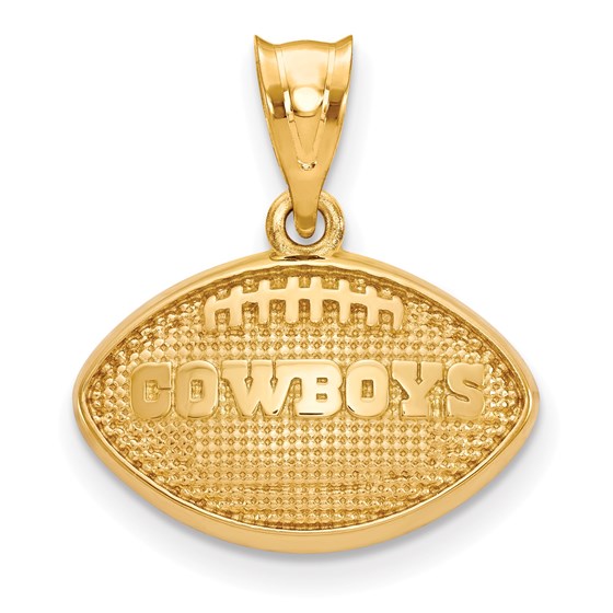 Sterling Silver Gold-plated Dallas Cowboys Pendant Sterling Silver Gold-plated Dallas Cowboys Pendant