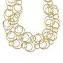 Sterling Silver Gold-tone with 1.5in ext. Necklace - 17 in.