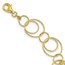Sterling Silver Gold-tone with 1.5in ext. Necklace - 17 in.