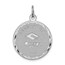 Sterling Silver Graduation Day Disc Charm -3273B
