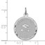 Sterling Silver Graduation Day Disc Charm -3273B