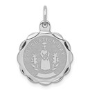 Sterling Silver Graduation Day Disc Charm -3278B